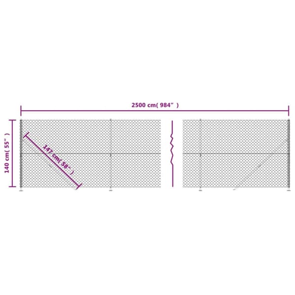 Gunnebostängsel med stolpsko grön 1,4x25 m - Flätverksstängsel - Flätverkstängsel - Home & Living