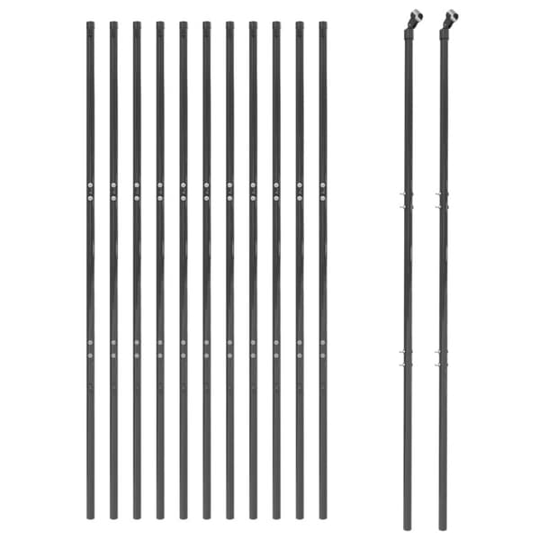 Verkkoaita antrasiitti 1,8x25 m galvanoitu teräs - Verkkoaita - Verkkoaidat - Home & Living
