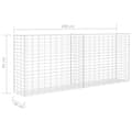 Pikkukuva 7 / 7: Gabion/kivikori galvanoitu teräs 85x30x200 cm - Kivikori - Kivikorit - Home & Living