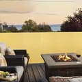 Miniatyrbild 2 av 3: YUENFONG PVC Canopy Blackout Privacy Screen för trädgård, balkong och terrass, väderbeständig, Bambus, 160*500cm