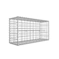 Pikkukuva 1 / 8: Rootz Stone Gabion - Koristeellinen puutarhan kiviseinä - Kivipenkki - Galvanoitu teräs - Pika-asennus - Aikaa säästävä vaihtoehto - Luova muotoilu -