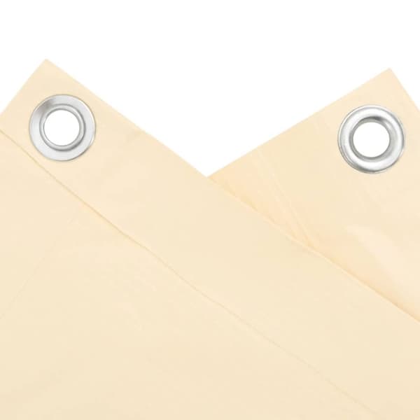 vidaXL altanafskærmning 300x120 cm PVC cremefarvet