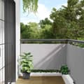 Miniatyrbillede 2 af 7: vidaXL altanafskærmning 300x75 cm PVC grå