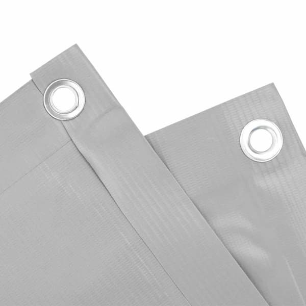 vidaXL Parvekkeen yksityisyyssuoja harmaa 400x75 cm PVC