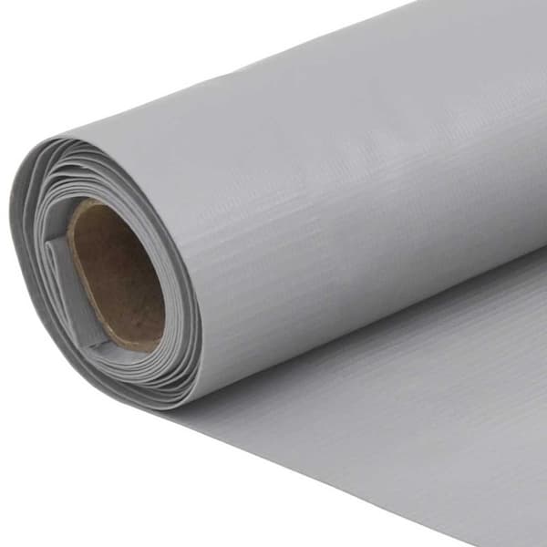 vidaXL altanafskærmning 1000x75 cm PVC grå