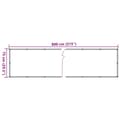 Miniatyrbilde 7 av 7: vidaXL Balkongskjerm antrasitt 800x75 cm PVC