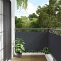 Miniatyrbilde 2 av 7: vidaXL Balkongskjerm antrasitt 700x75 cm PVC
