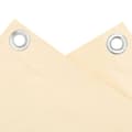 Miniatyrbillede 5 af 7: vidaXL altanafskærmning 400x120 cm PVC cremefarvet