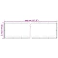 Miniatyrbillede 7 af 7: vidaXL altanafskærmning 400x90 cm PVC cremefarvet