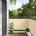 Miniatyrbillede 2 af 7: vidaXL altanafskærmning 400x90 cm PVC cremefarvet