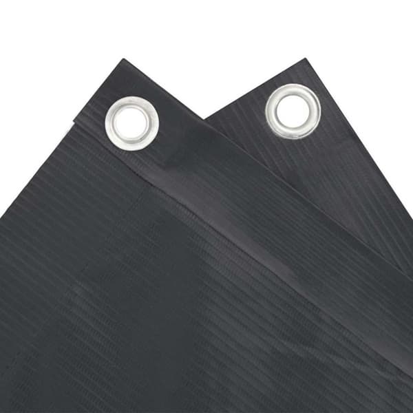 vidaXL altanafskærmning 500x90 cm PVC antracitgrå