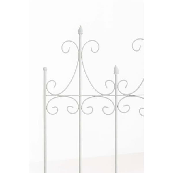 Stöd för klätterväxter - CLP - FLIEDER - Smidesjärn - 150 x 100 cm - Vit