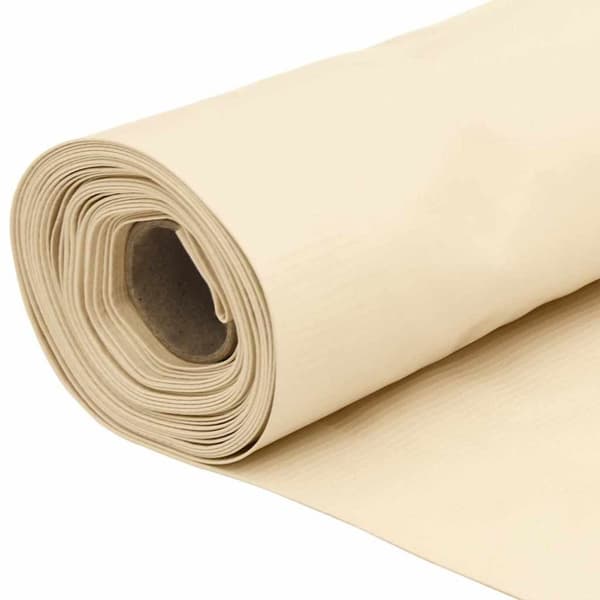 vidaXL altanafskærmning 500x75 cm PVC cremefarvet