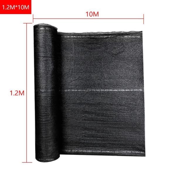 LARS360 Stängselnät av polyeten med hög densitet - Solskydd För trädgård, balkong Antracit 1,2 m x 10 m