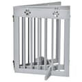 Miniatyrbild 8 av 10: Rootz Dog Barrier - Wooden Pet Gate - Folding Dog Guard - Pinewood - Flexibel design - 204cm x 30cm x 61cm