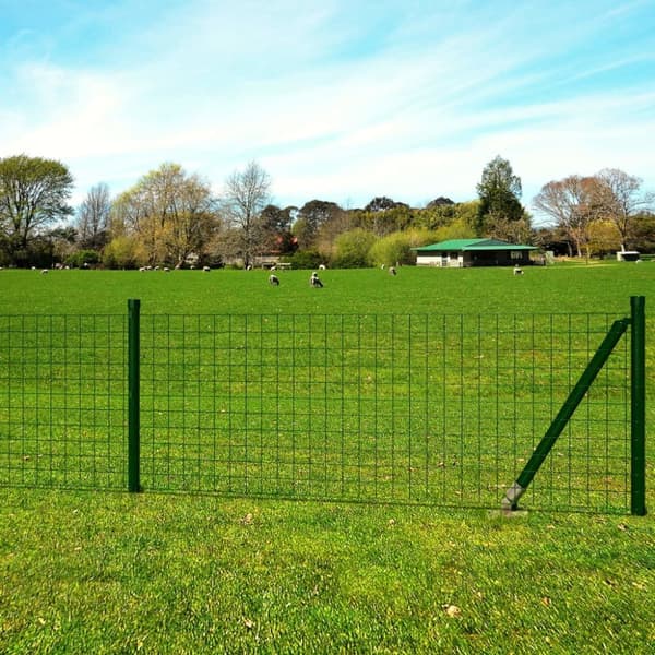 Eurofence stål 10x0,8 m grön