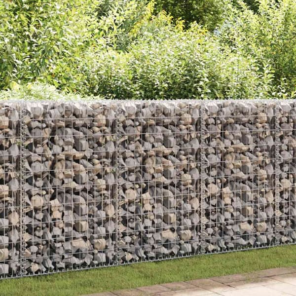 Gabionkorg galvaniserat stål 200x50x100 cm