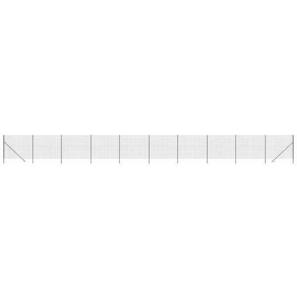 Stängsel antracit 1,6x25 m galvaniserat stål