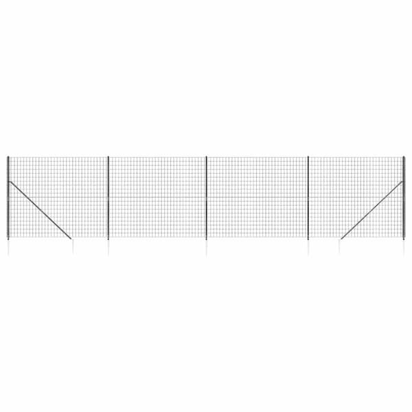 Stängsel med markspett antracit 1,6x10 m