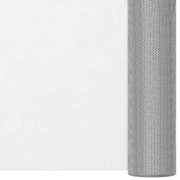 Insektsnät rostfritt stål 100x2000 cm silver