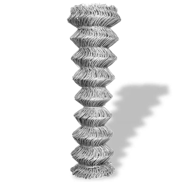 Gunnebostängsel galvaniserat stål 25x1,5 m silver