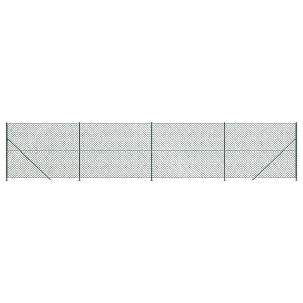 Gunnebostängsel med stolpsko grön 1,4x10 m
