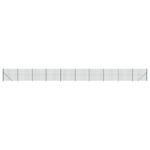 Stängsel med stolpsko grön 1,4x25 m