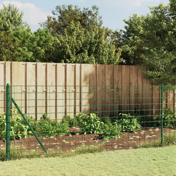 Stängsel med stolpsko grön 1,1x25 m