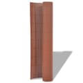 Miniatyrbild 2 av 2: Dubbelsidigt insynsskydd PVC 90x500 cm brun