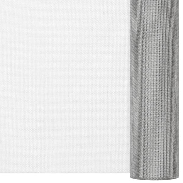 Insektsnät rostfritt stål 60x1000 cm silver