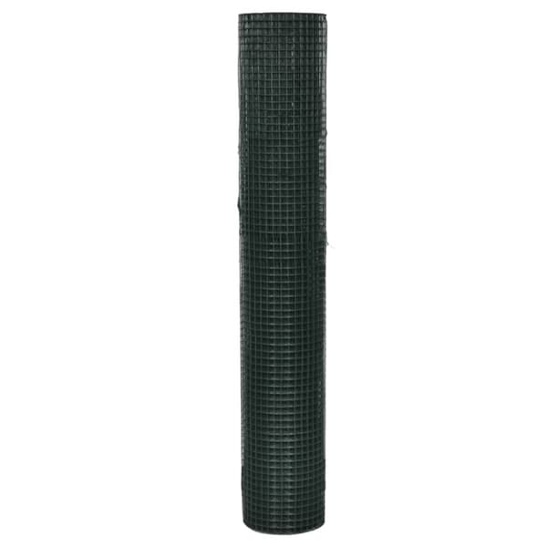 Hönsnät galvaniserat med PVC-beläggning 25x1 m grön