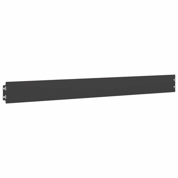 vidaXL Plenkanter 10 stk svart 10x103 cm kaldvalset stål