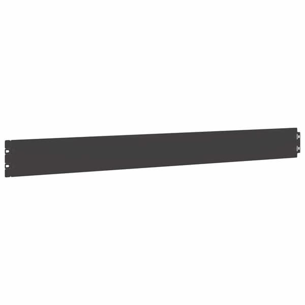vidaXL Plenkanter 10 stk svart 10x103 cm kaldvalset stål