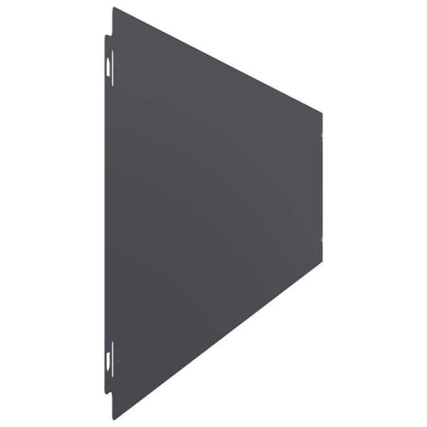 vidaXL Plenkanter 10 stk antrasitt 20x103 cm kaldvalset stål