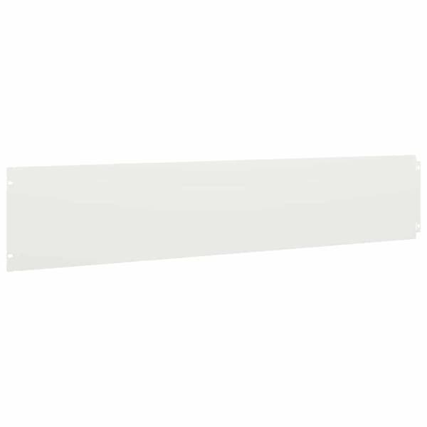 vidaXL Plenkanter 30 stk hvit 20x103 cm kaldvalset stål