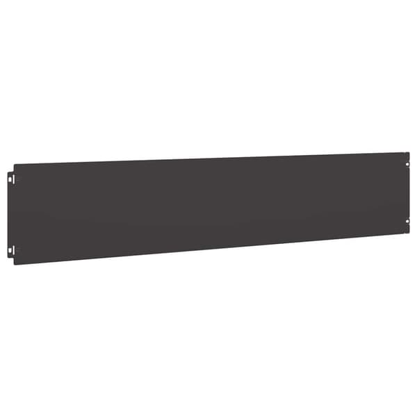vidaXL Plenkanter 10 stk svart 20x103 cm kaldvalset stål