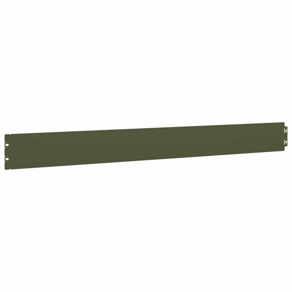 vidaXL Plenkanter 50 stk olivengrønn 10x103 cm kaldvalset stål
