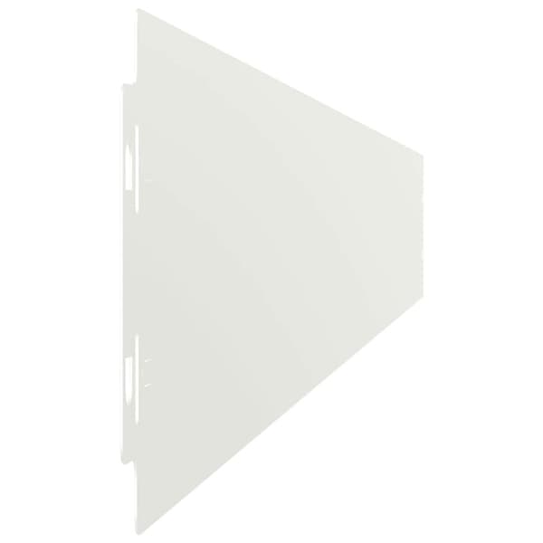 vidaXL plænekanter 10 stk. 10x103 cm koldvalset stål hvid