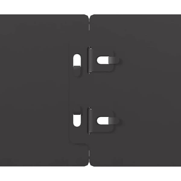 vidaXL Nurmikon reunalistat 10 kpl musta 10x103cm kylmävalssattu teräs