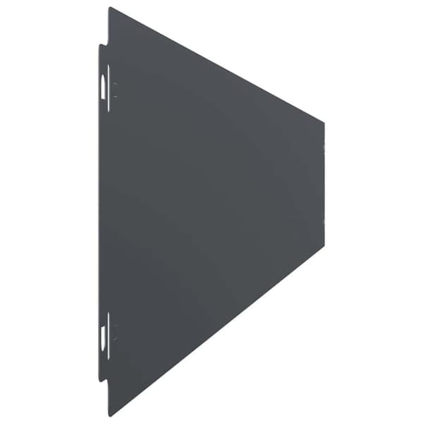 vidaXL plænekanter 10 stk. 15x103 cm koldvalset stål antracit