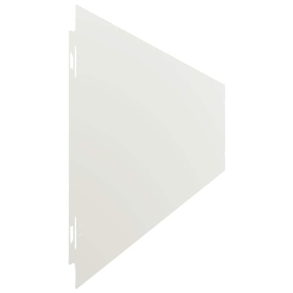 vidaXL plænekanter 10 stk. 15x103 cm koldvalset stål hvid