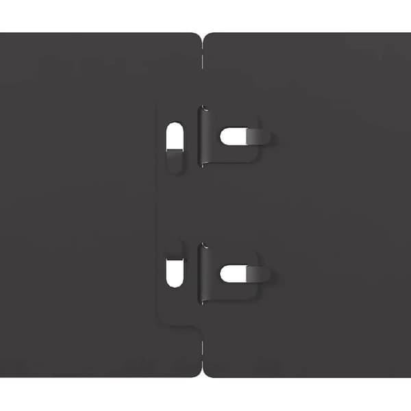 vidaXL Nurmikon reunalistat 50 kpl musta 10x103cm kylmävalssattu teräs