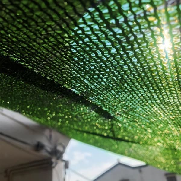 Stängselnät - LARS360 - 1,5 m x 10 m - Solskydd - Väderbeständigt - Mörkgrön