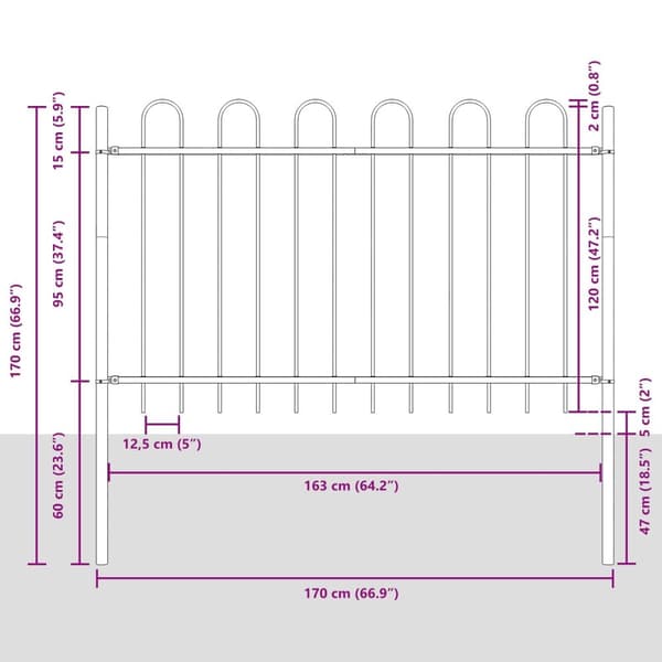 vidaXL Puutarhajärjestelmä Kukka- ja Kaarihuipun Valkoinen 1,7x1,2 m Teräs