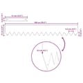 Miniatyrbilde 6 av 6: vidaXL gresskanting 50 stk Antrasitt 100x0.5x15 cm Plast