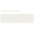 Miniatyrbilde 3 av 6: vidaXL Plenkanter 20 stk Hvit 100x0,5x30 cm Plast