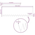 Miniatyrbilde 6 av 6: vidaXL Plenkanter 20 stk Hvit 100x0,5x30 cm Plast