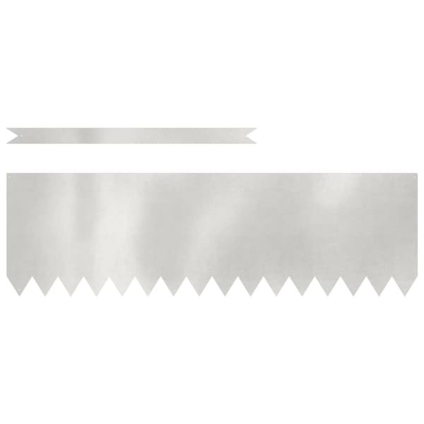 vidaXL plenkant 10 stk 100x0.5x30 cm rustfritt stål