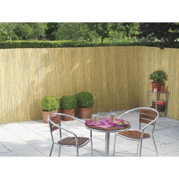 INTERMAS GARDENING Rörskärm med galvaniserad tråd - 1,5 x 5 m