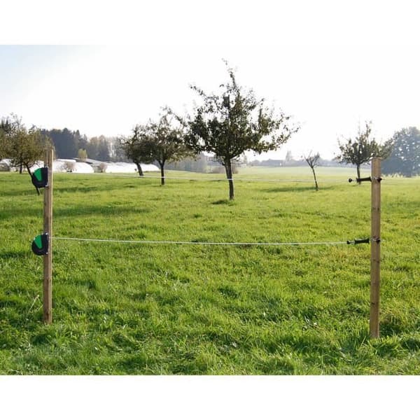 Flexigate dörrsystem - Kerbl - 441293/016 - Förlängbart rep 7,5 m - Stål - Svart